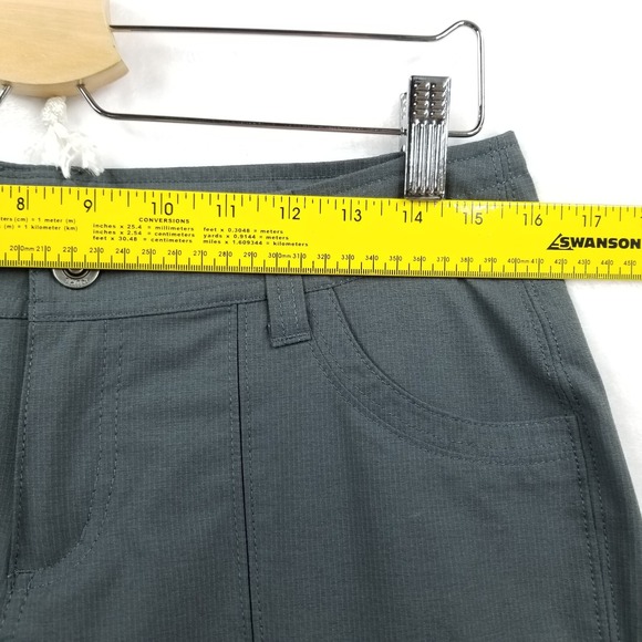 Kuhl Pants Women 8 Gray Horizn Skinny Stretch Performance Mid Rise Pockets UPF50 - Picture 5 of 12